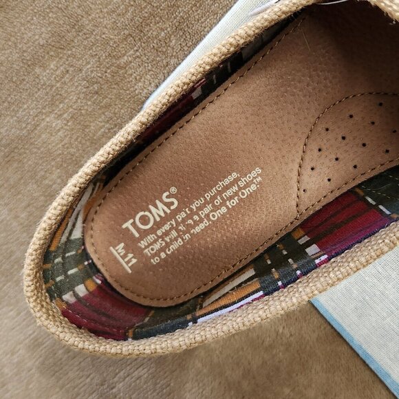 Toms Classic Burlap Flats for Men main image 11